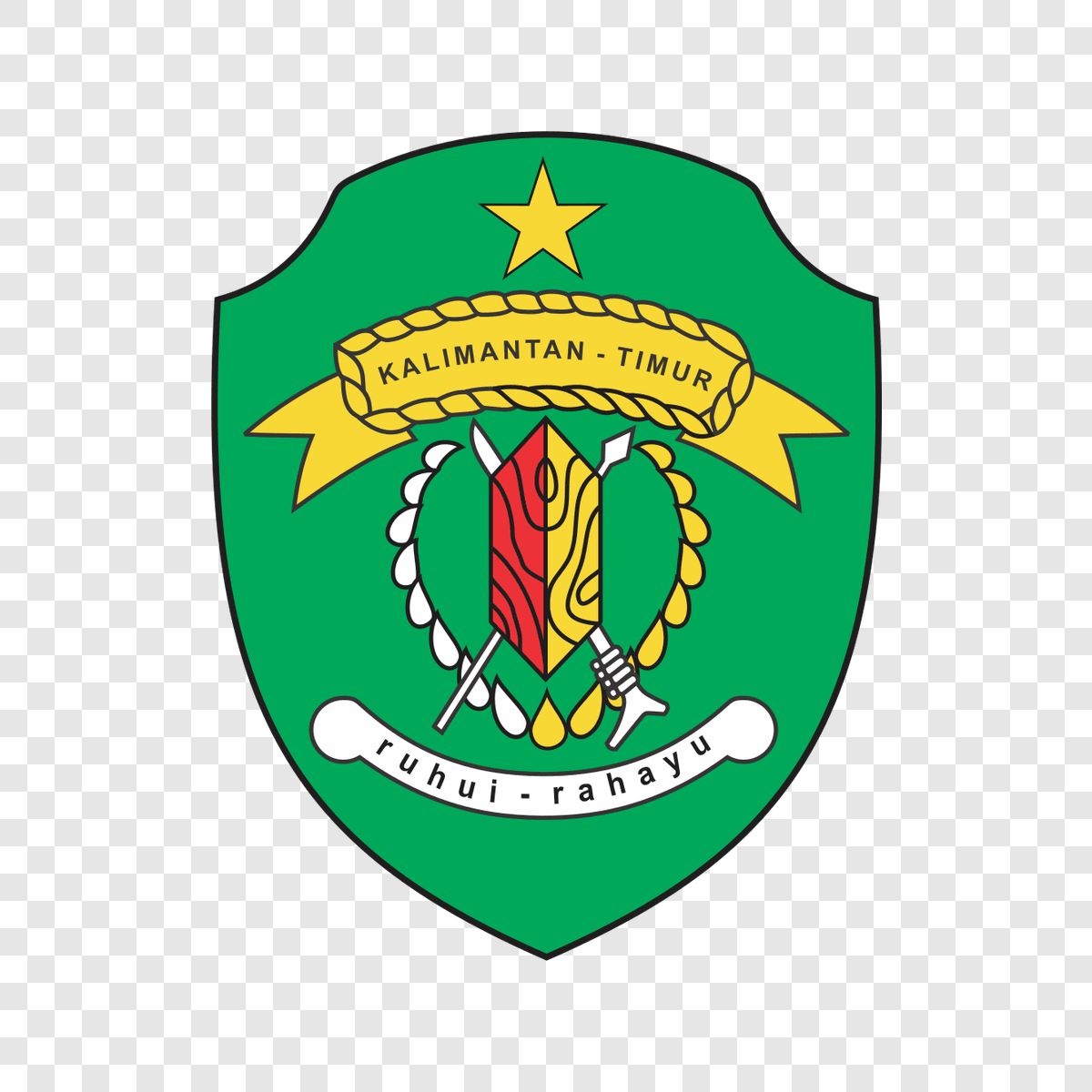 East Kalimantan Province logo transparent PNG