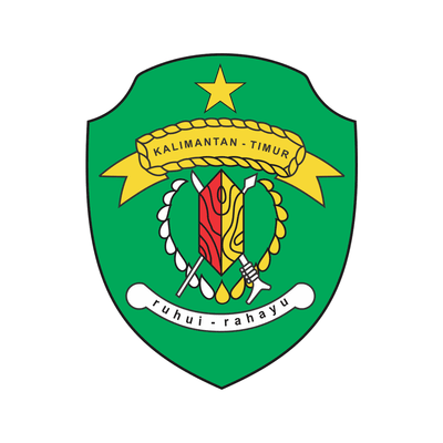 East Kalimantan Province logo on white background