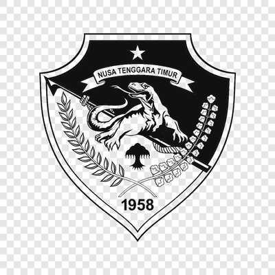 East Nusa Tenggara Province black logo
