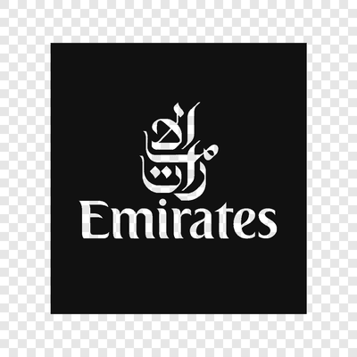 Emirates black logo