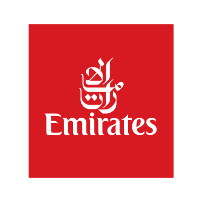 Emirates logo on white background