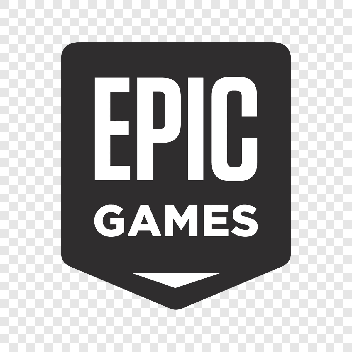 Epic Games logo transparent PNG