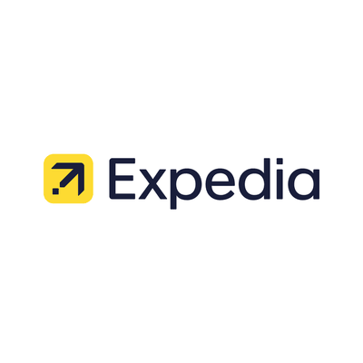 Expedia logo on white background