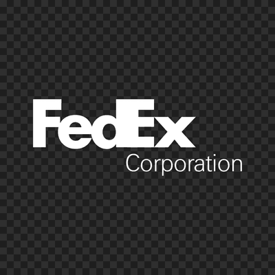 FedEx white logo