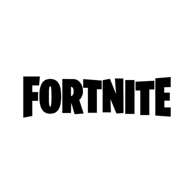 Fortnite logo on white background