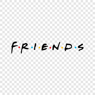 Friends logo transparent PNG