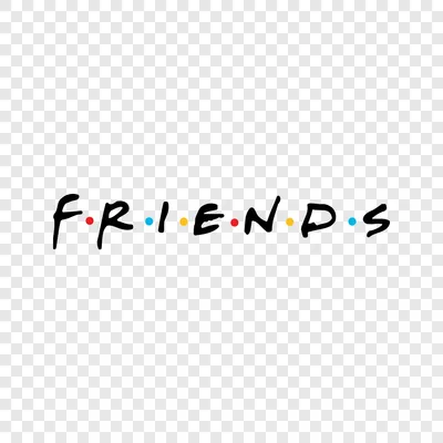 Friends logo transparent PNG
