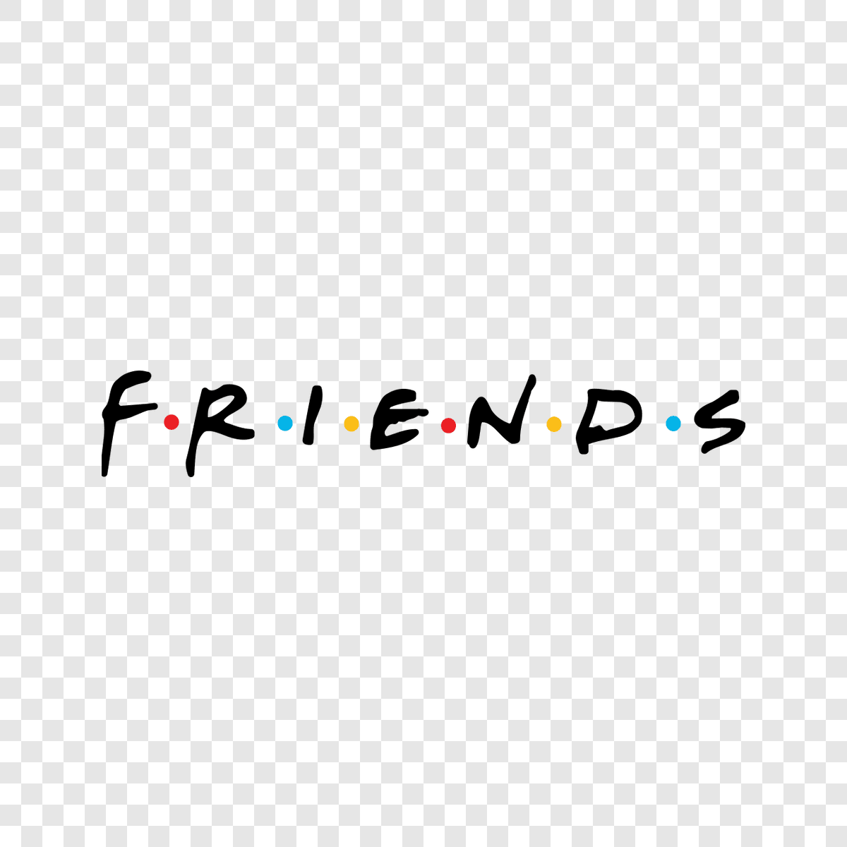 Friends logo transparent PNG