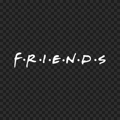 Friends white logo