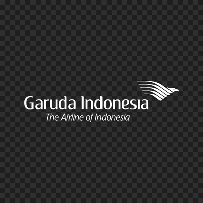 Garuda Indonesia white logo