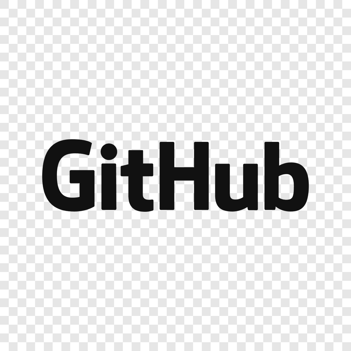 GitHub logo transparent PNG