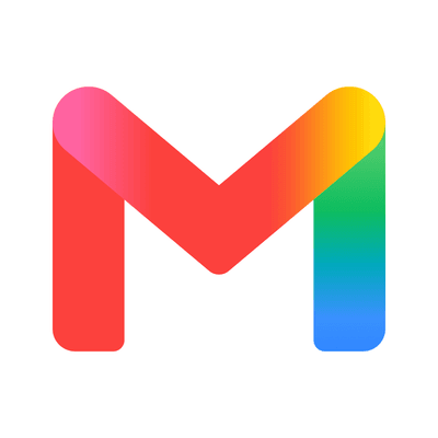 Gmail logo on white background