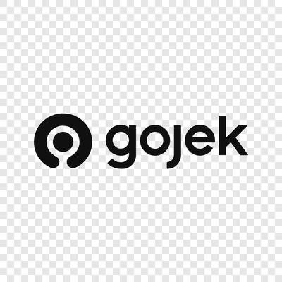 Gojek black logo