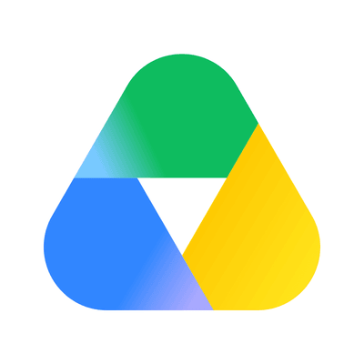 Google Drive logo on white background