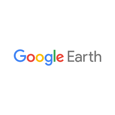 Google Earth logo on white background