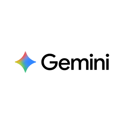 Google Gemini logo on white background