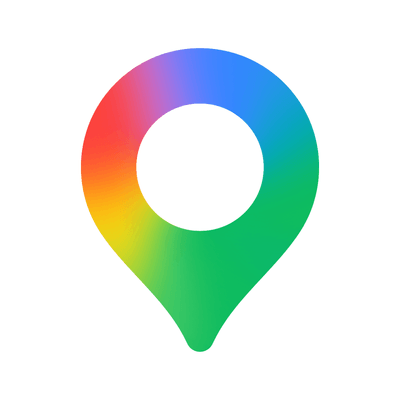 Google Maps logo on white background