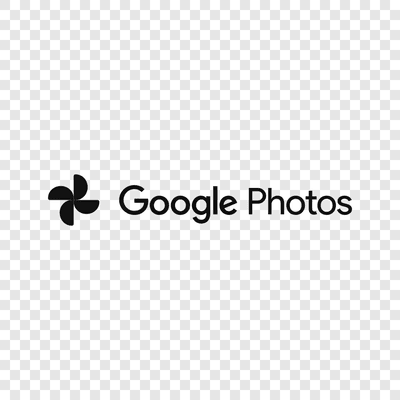 Logo Google Photos hitam