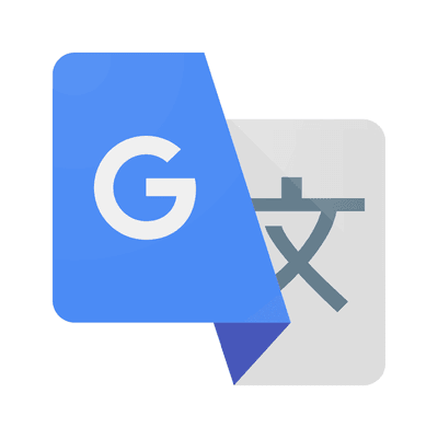 Logo Google Translate latar putih