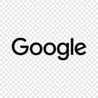 Google black logo