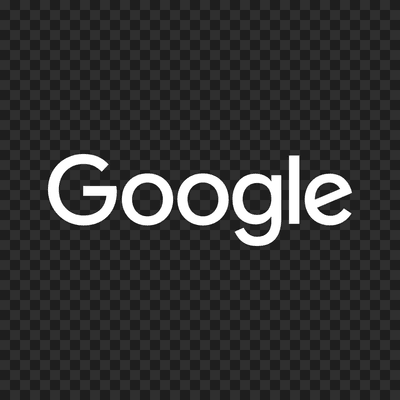 Google white logo