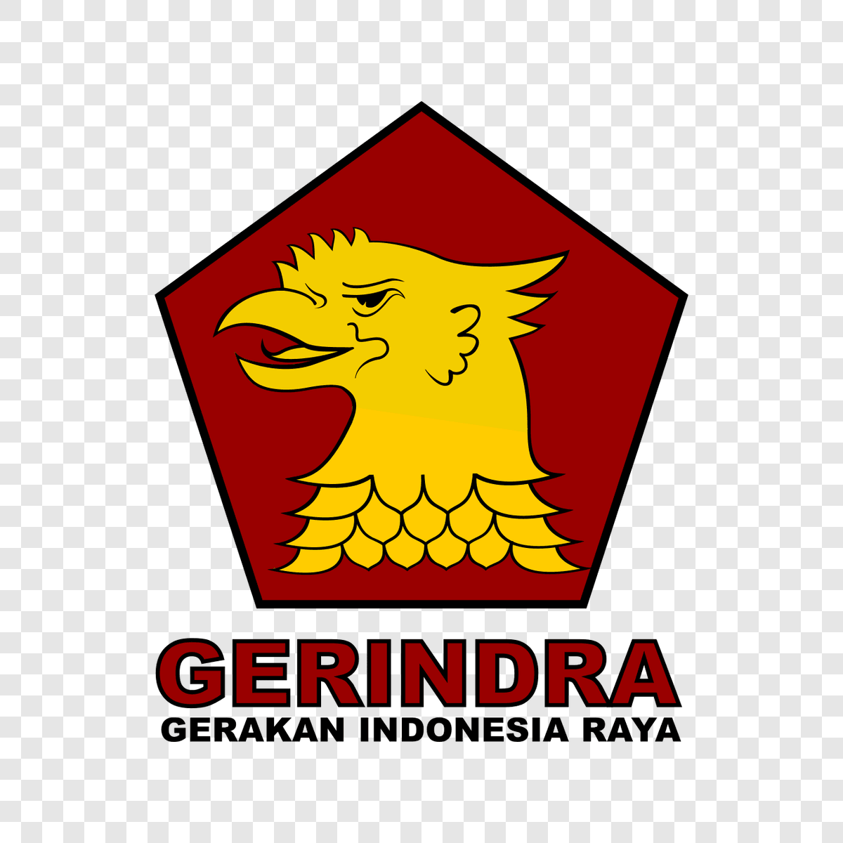 Great Indonesia Movement Party logo transparent PNG