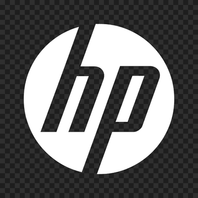 HP white logo