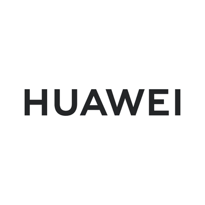 Huawei logo on white background