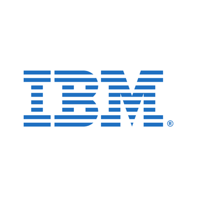 IBM logo on white background