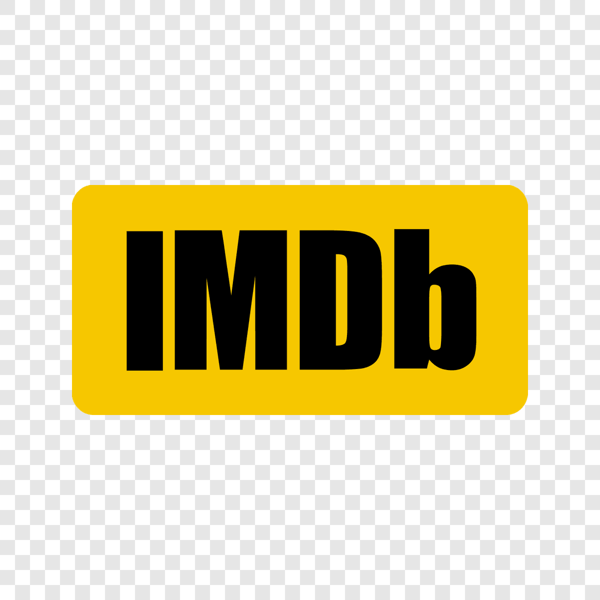 IMDb logo transparent PNG