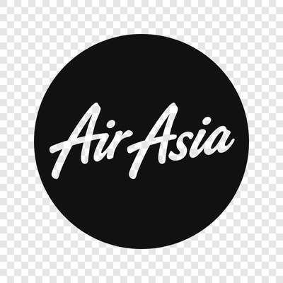Indonesia AirAsia black logo