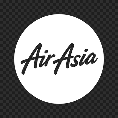 Indonesia AirAsia white logo