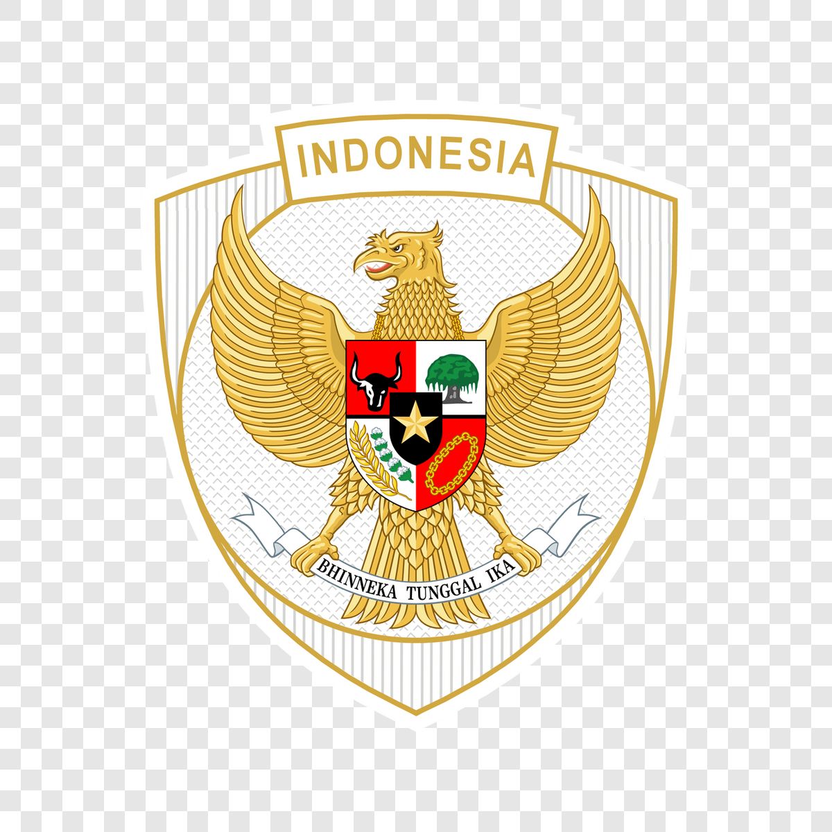 Logo Tim nasional sepak bola Indonesia PNG transparan