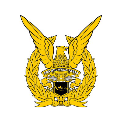 Indonesian Air Force logo on white background