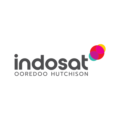 Indosat Ooredoo Hutchison logo on white background