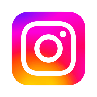 Instagram logo on white background