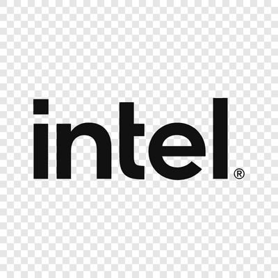 Intel black logo