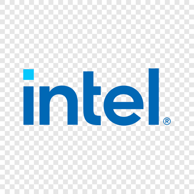 Intel logo transparent PNG