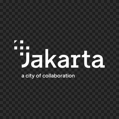 Logo Jakarta putih