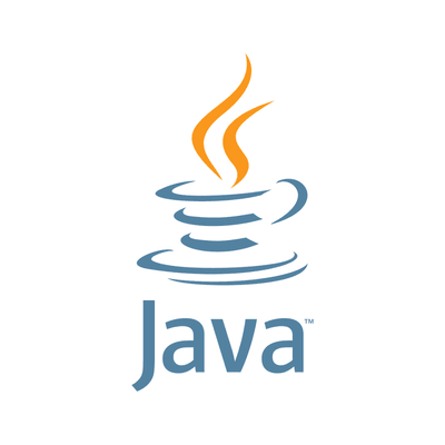 Java logo on white background