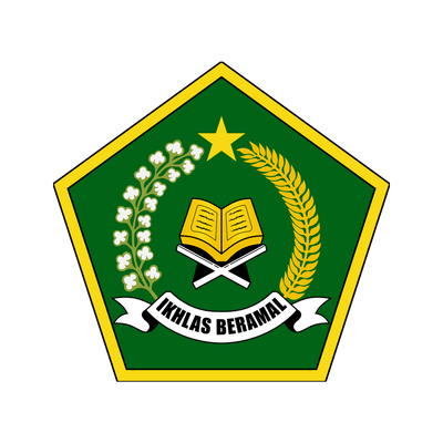 Kementerian Agama logo on white background