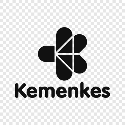 Kementerian Kesehatan black logo