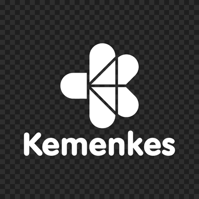 Kementerian Kesehatan white logo