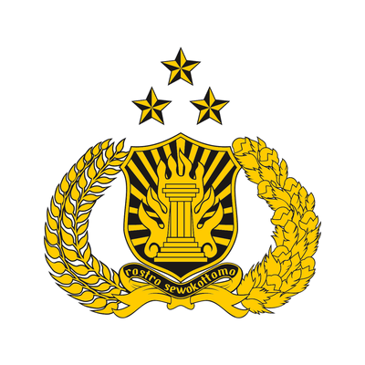Logo Kepolisian Negara Republik Indonesia latar putih