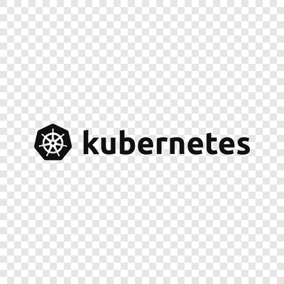 Kubernetes black logo