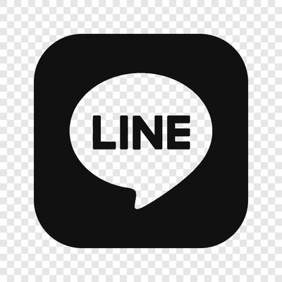 LINE black logo