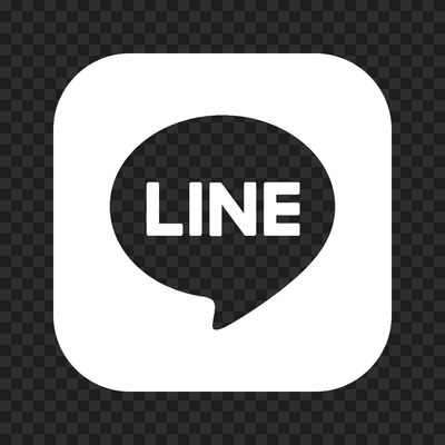 LINE white logo