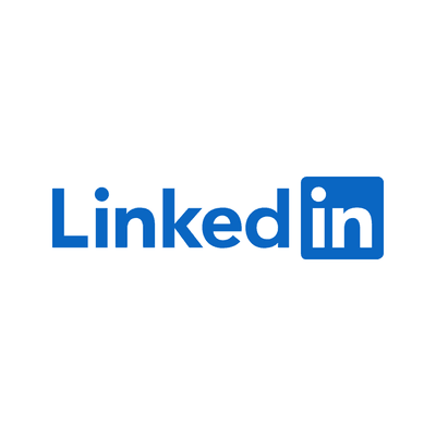 Logo LinkedIn latar putih