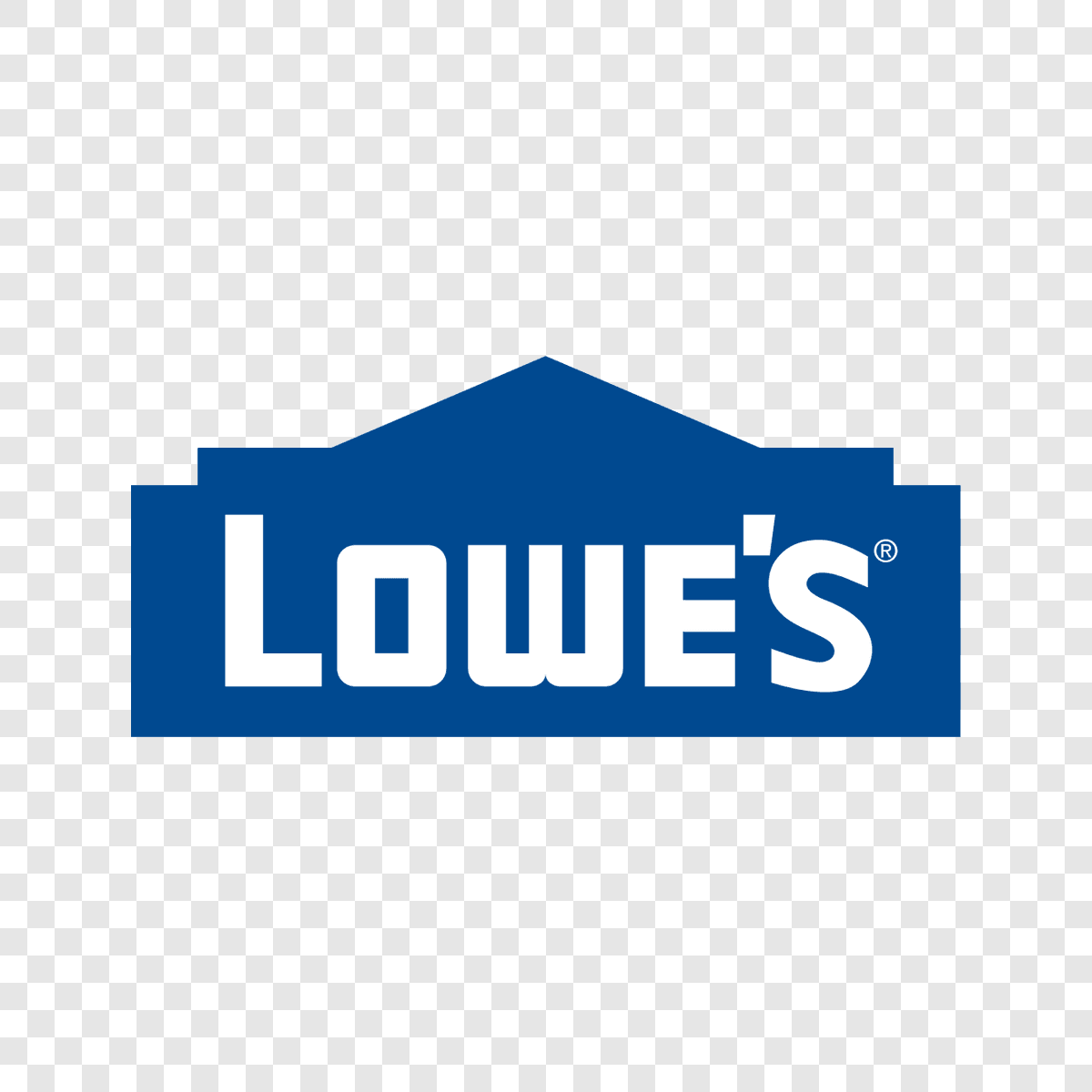 Lowe's logo transparent PNG