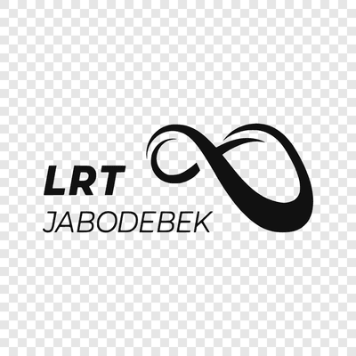 Logo LRT Jabodebek hitam